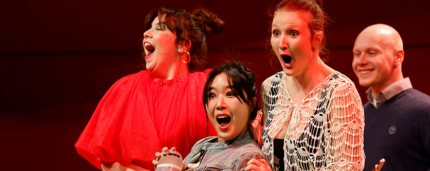 Mozarts 'Zauberflöte', die aktuelle Opernproduktion der Hochschule für Musik, wird gefördert von der Sibylle Kalkhof-Rose-Stiftung